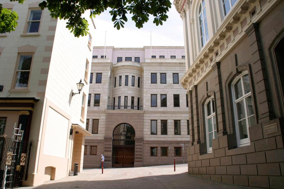  Stock image of Jersey town's Government Buildings. The Health Minister has offered the siblings £14.5million