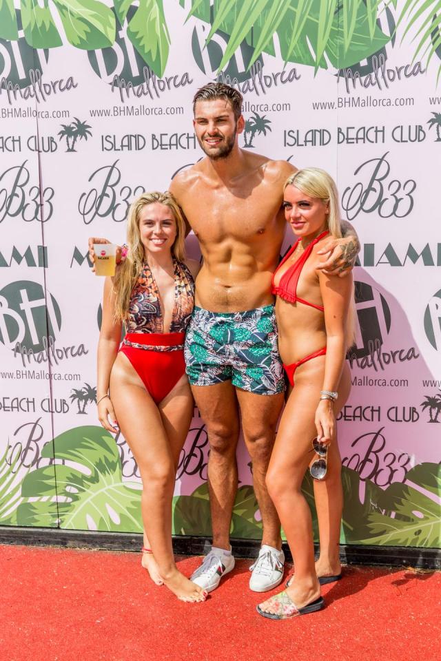 The Love Island hunk is taking full advantage of his fame outside the villa 