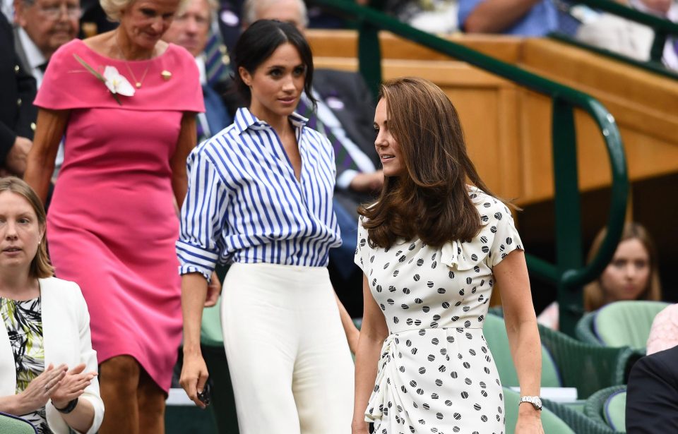 The Royals take a seat for the Ladies Singles Final at Wimbledon