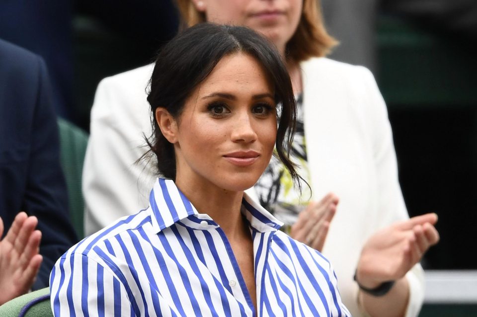 Meghan is supporting one of her best friends, Serena Williams