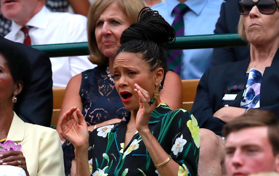 Thandie Newton at Wimbledon