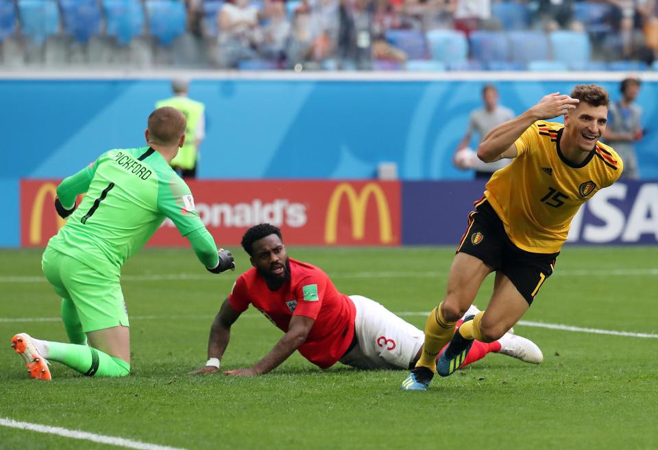 Danny Rose failed to get goal-side of Thomas Meunier for his goal