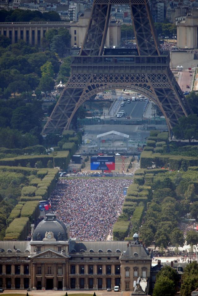 Everything in France seemed to just stop as the World Cup final took place