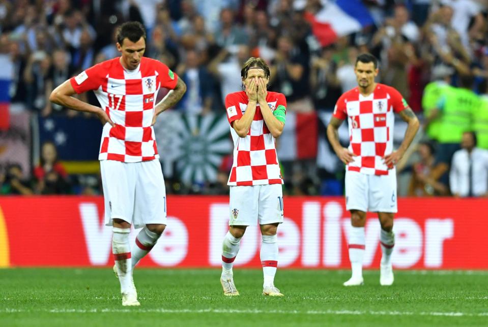 Croatia were left shell-shocked after France's quickfire double