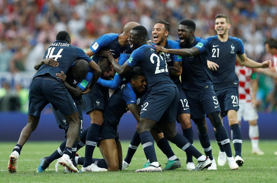 France have been crowned world champions after beating Croatia 4-2