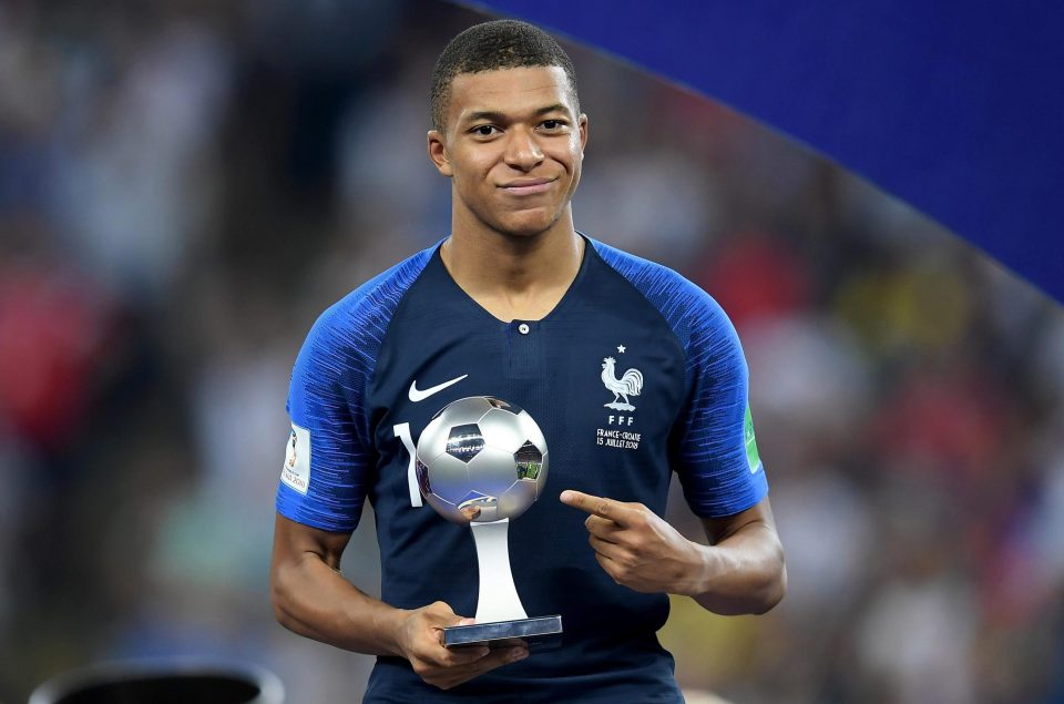  Former Monaco ace Mbappe won the Best Young Player Award after banging in four goals in Russia