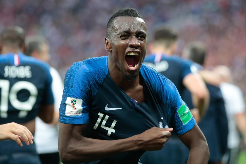  Blaise Matuidi played a key role for France at the World Cup