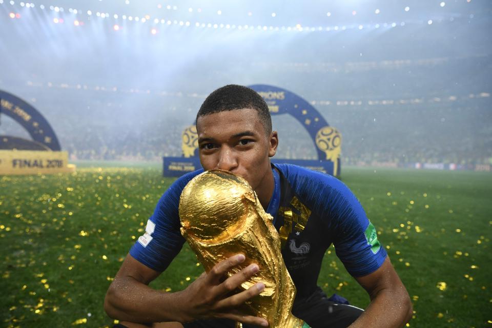 Kylian Mbappe was named young player of the tournament at just 19