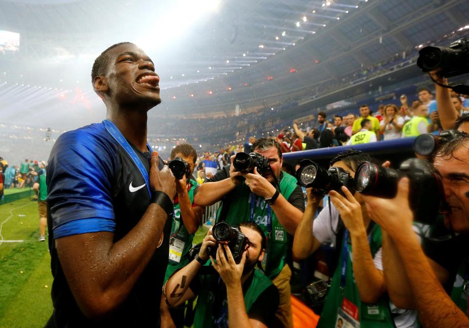 Pogba lapped up the plaudits after Les Bleus victory in Moscow