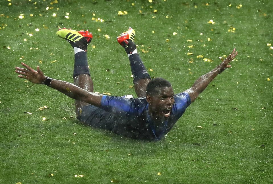  Pogba celebrates France's second World Cup triumph