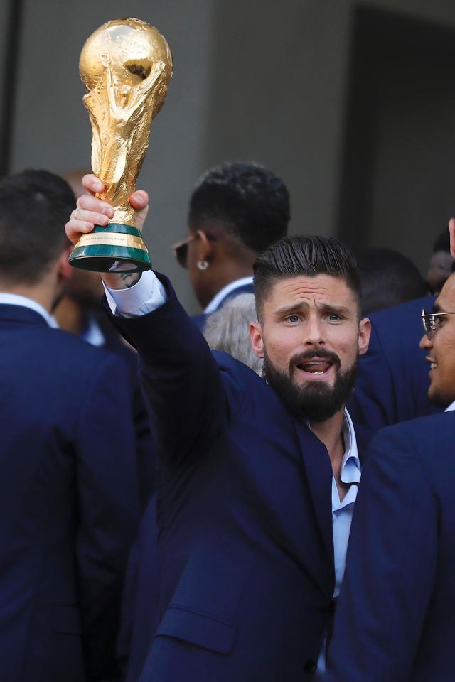 Olivier Giroud helped France win the World Cup this summer in Russia