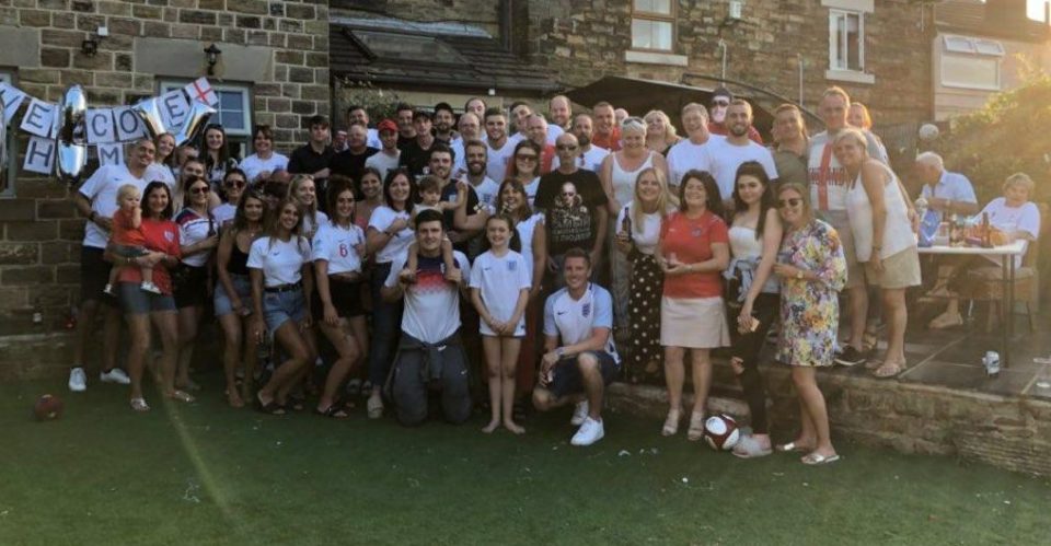  Harry Maguire was the centre of attention as his friends and family threw a huge surprise party for him