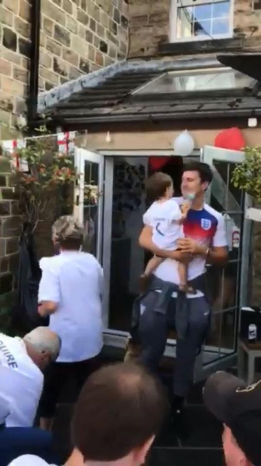  The sight of Harry Maguire showing he is very much a family man will only endear him to the nation even more