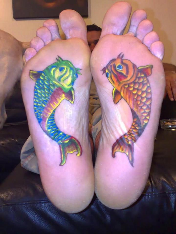  These tats show a mix and match set of koi carp