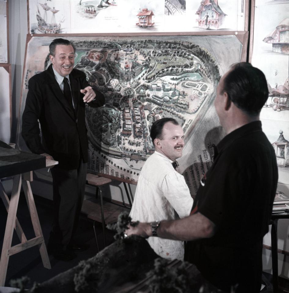  Walt Disney's vision was for a theme park - and he started to design it in in 1948