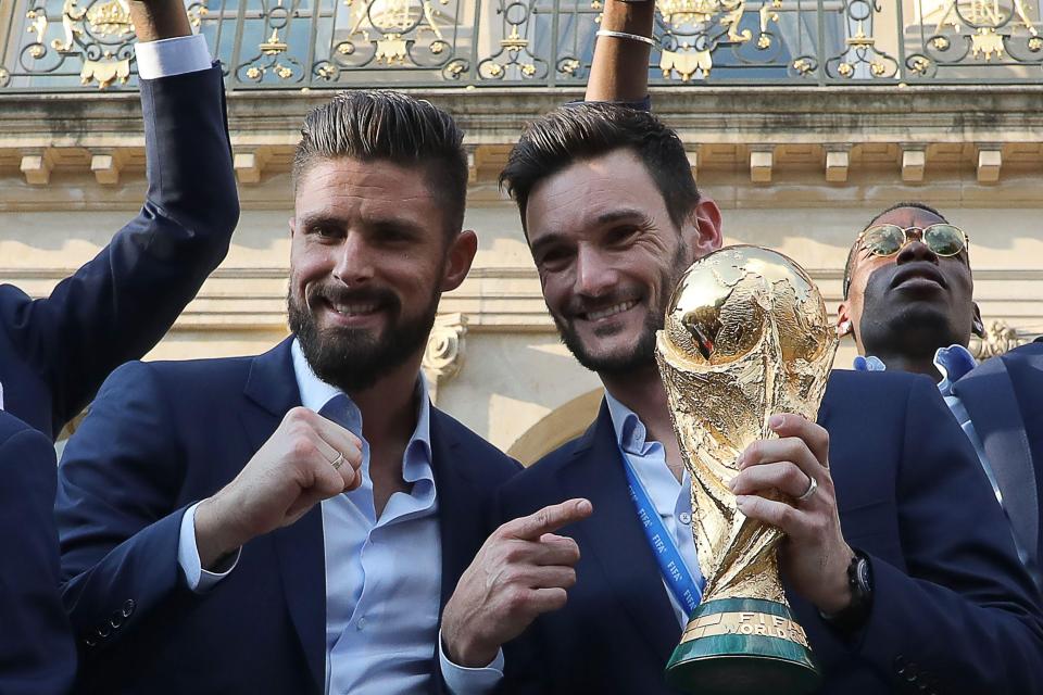 Olivier Giroud and Hugo Lloris may now both shave their heads