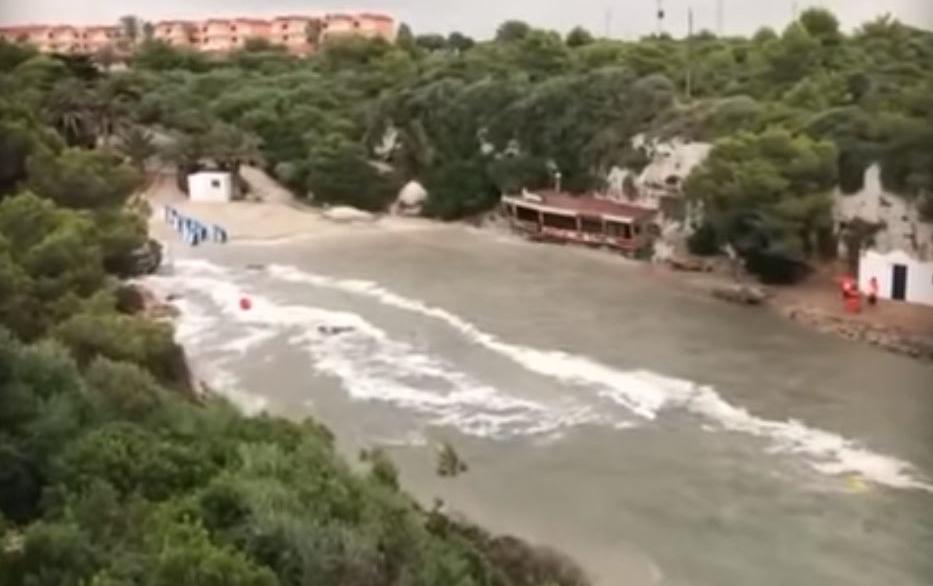 Tsunami-like waves have smashed Spanish tourist islands