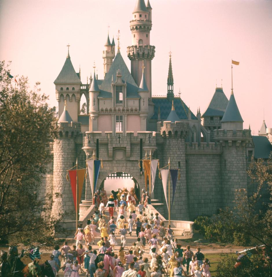 The park's famous Sleeping Beauty Castle was based on Neuschwanstein Castle in Bavaria 