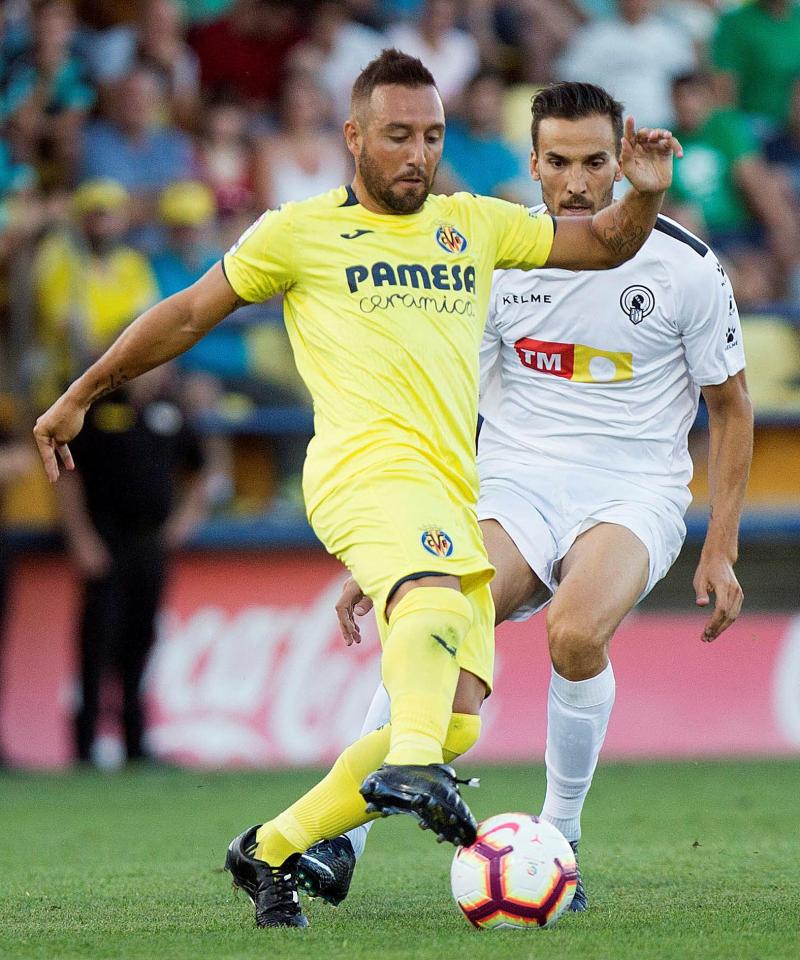  Santi Cazorla returned to action for Villarreal