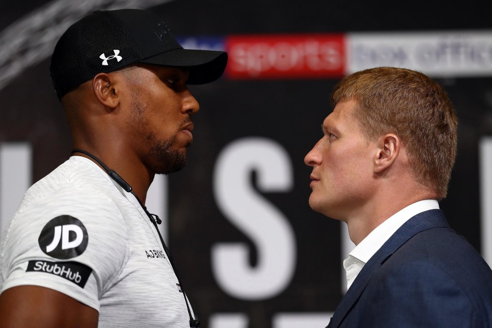 Anthony Joshua vs Alexander Povetkin