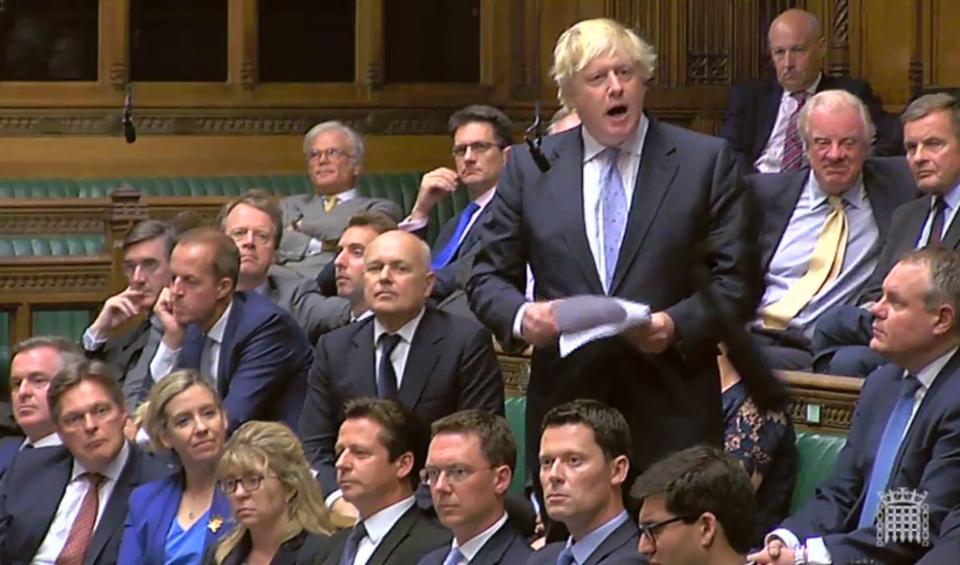  Boris Johnson delivered an electrifying resignation speech in the Commons