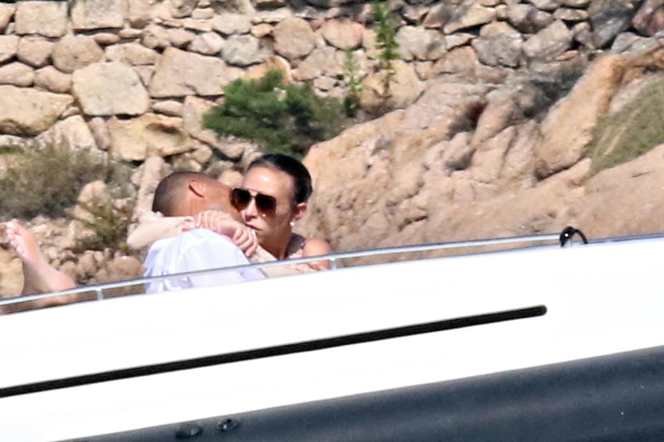  Chloe Green and Jeremy Meeks have been spotted kissing while on a yacht off the coast of Sardinia