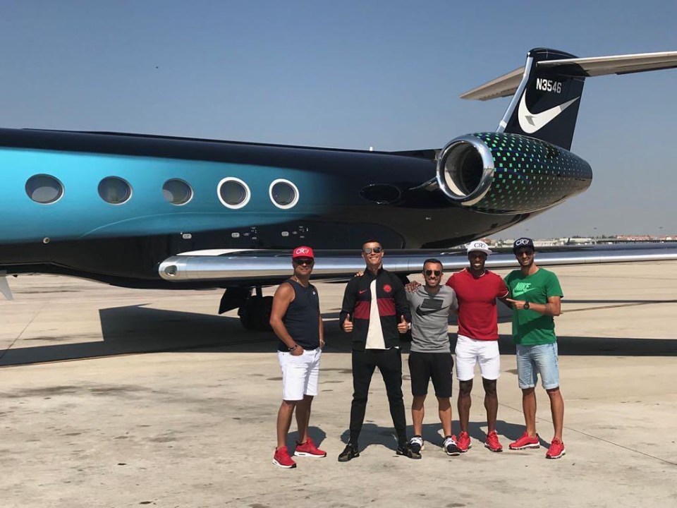 Cristiano Ronaldo has jetted off to China for part of his 'CR7 tour'