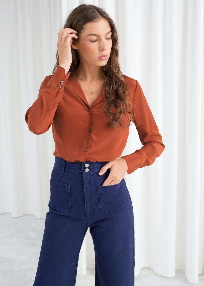 The perfect work wear blouse, this has Victoria Beckham written all over it