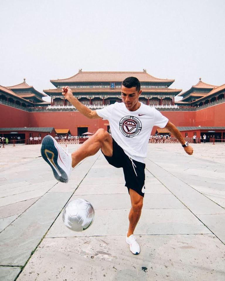 Cristiano Ronaldo has kicked-off his 'CR7 tour' in China