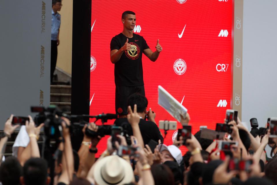  Ronaldo is recently back from China where he conducted part of his annual CR7 Tour