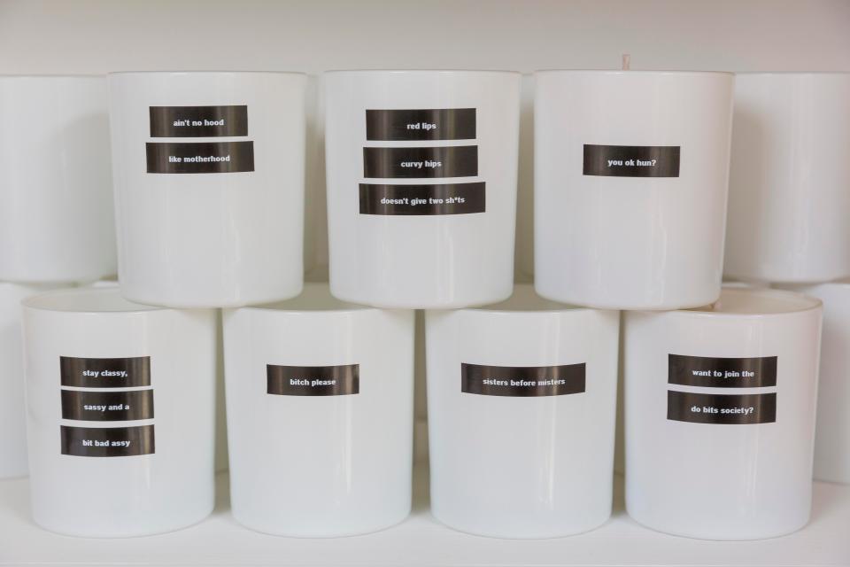  Each candle boast a caption and they've already grabbed the attention of almost 3,000 followers on Instagram