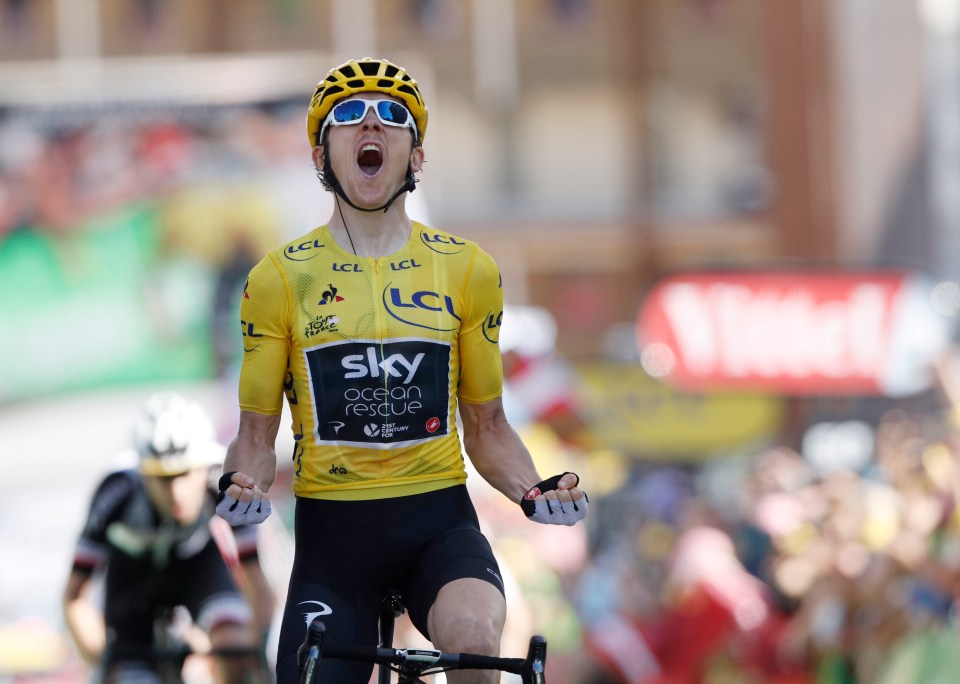 Geraint Thomas won on Alpe d’Huez in 2018 in the Yellow Jersey, on his march to victory in that year’s Tour