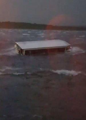  Sheriff Rader said the boat was having problems in the heavy winds