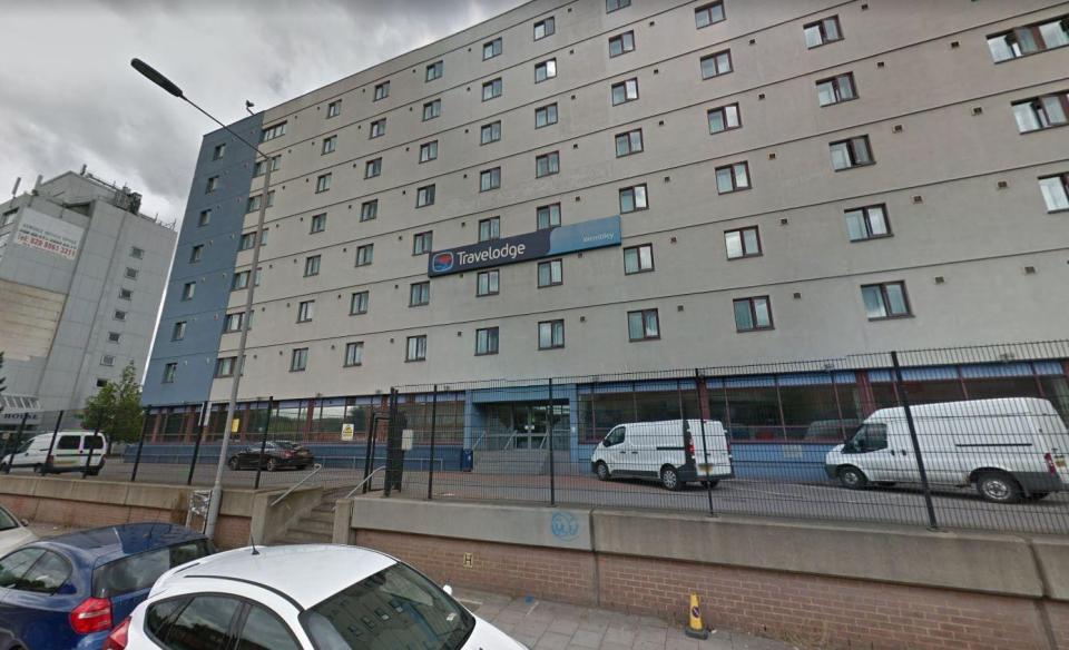  He took £400 from a Travelodge staff member who was trying to help him