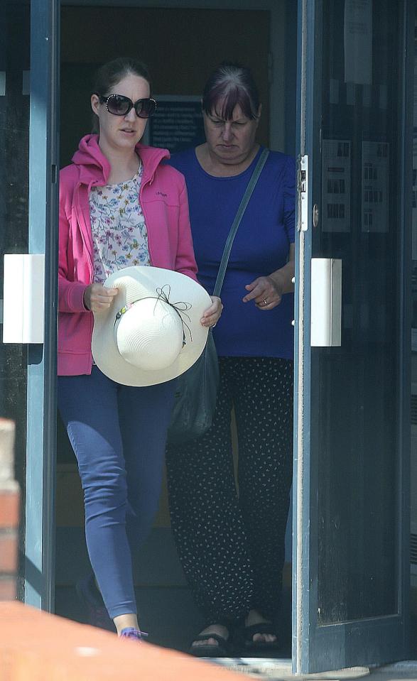  Letby, 28, arrived at Hereford Police Station wearing a hat and sunglasses as she signed in as part of her bail conditions