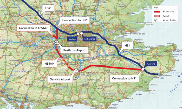 Passengers who want connect from Heathrow to Gatwick airports would in future be able to do so in just 15 minutes