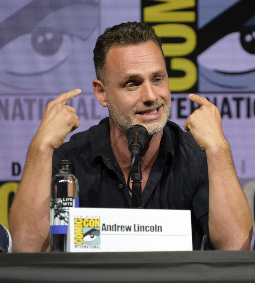  Andrew used his appearance at Comic-Con on Friday to announce he's leaving The Walking Dead after 9 seasons