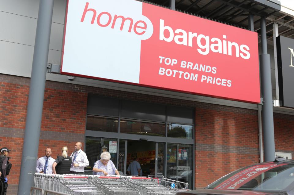  The-three year-old was attacked inside Home Bargains in Worcester