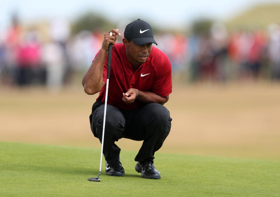  Woods has not won a major since 2007