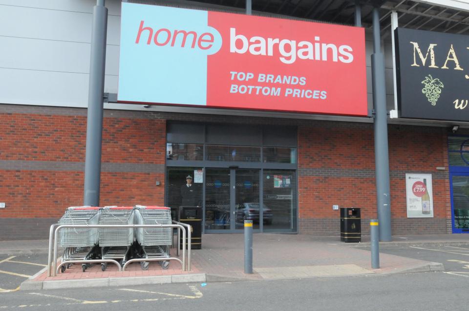  The Home Bargains in Worcester which was the scene of the incident