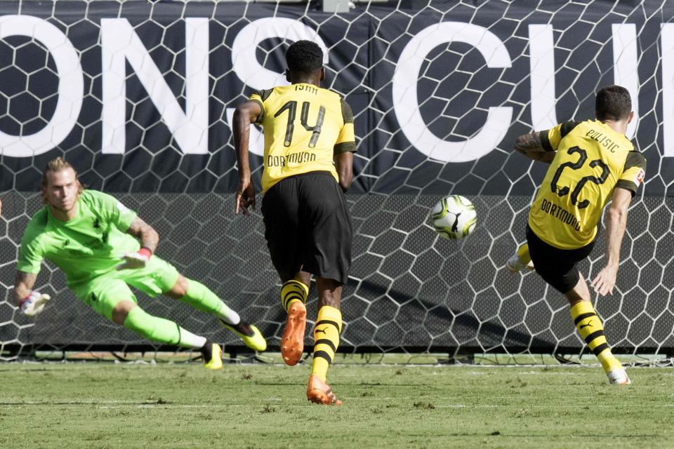 Christian Pulisic scored a second-half equaliser from the penalty spot