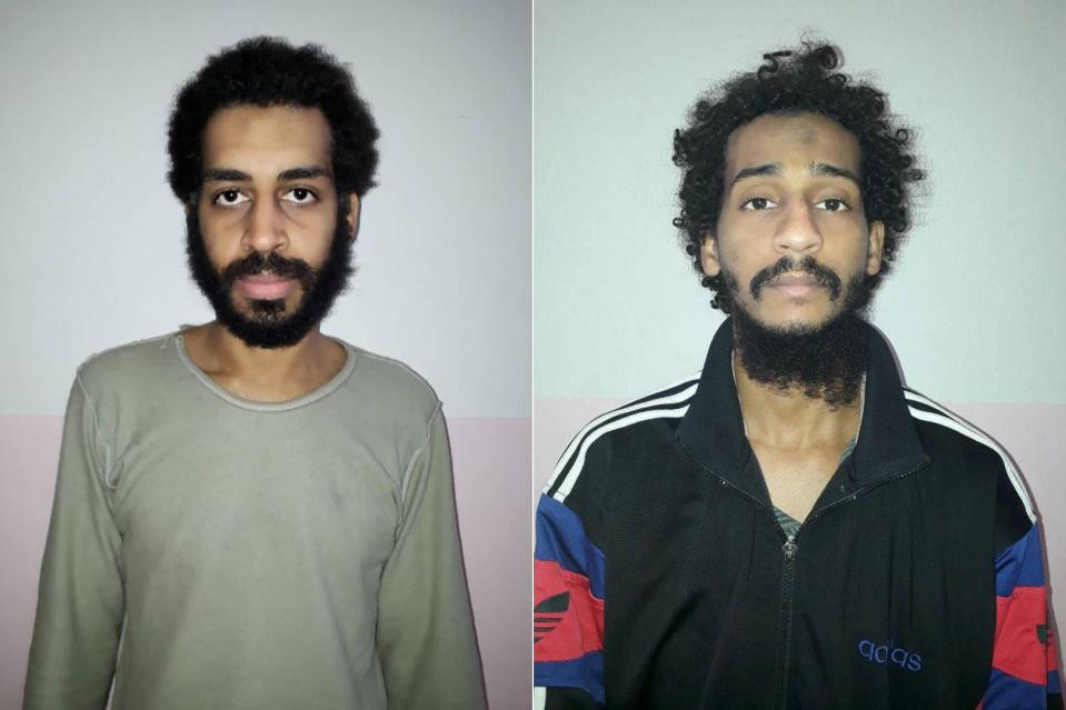  Jihadi 'Beatles' Alexanda Kotey and El Shafee Elsheikh could potentially face the death penalty, if sent for trial in the US