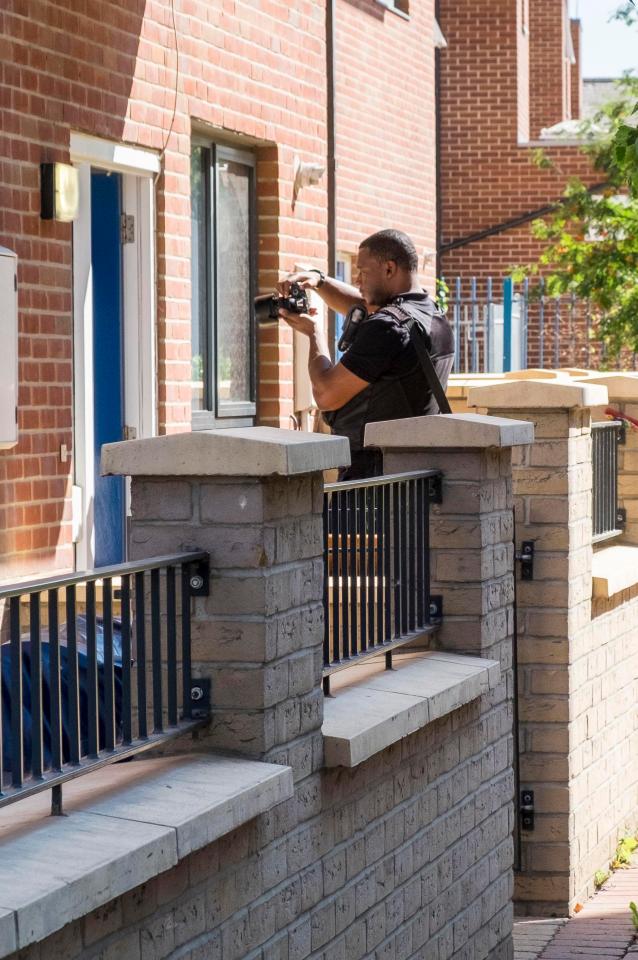  Police are today searching an address in Walthamstow, East London, where three men were arrested over the attack