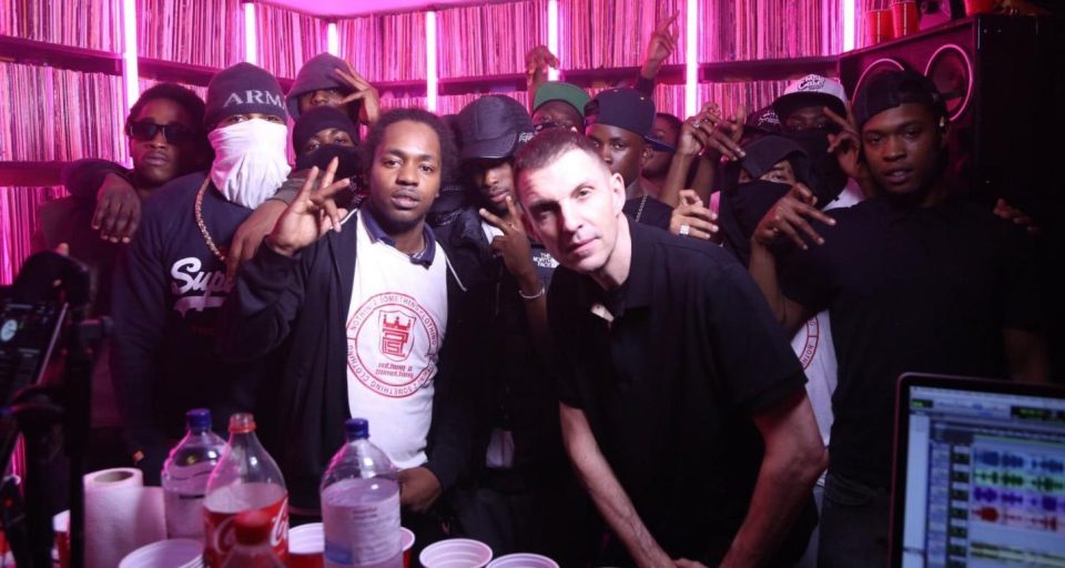  DJ Tim Westwood with the notorious Harlem Spartans. The video has since been removed from YouTube but a short clip remains on Westwood's Twitter