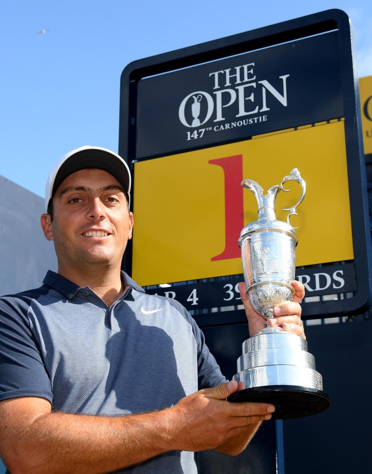 Molinari became the first Italian to win a major