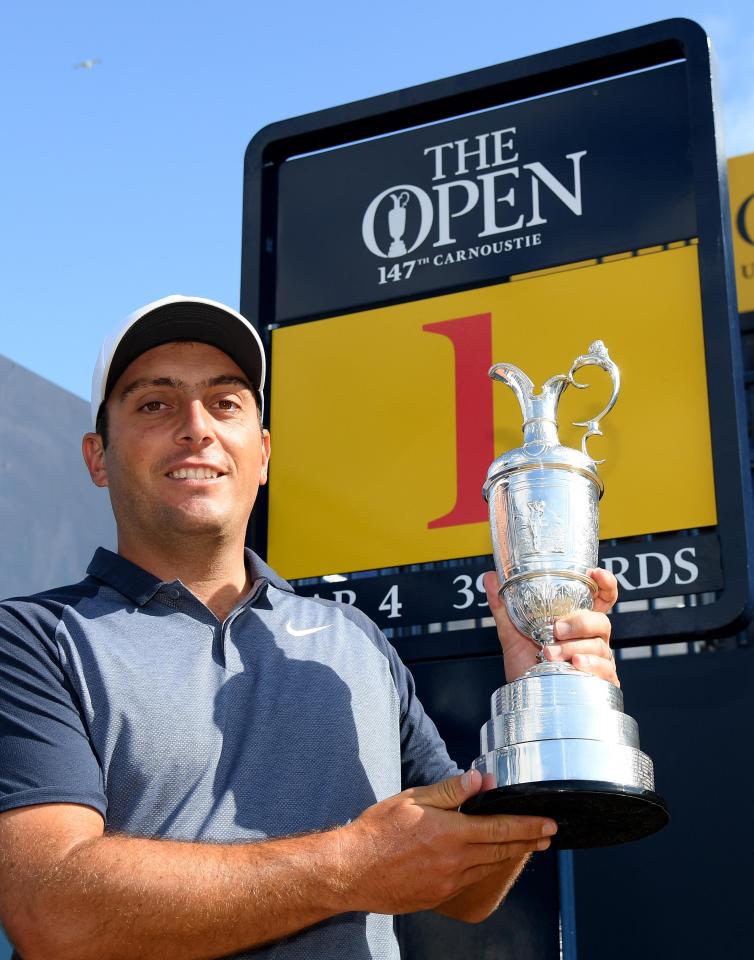  Molinari became the first Italian to win a major