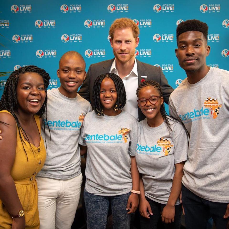  President of the International AIDS Society Linda-Gail Bekker said Prince Harry's 'genuine commitment to the fight against AIDS is inspiring a whole new generation of leaders'