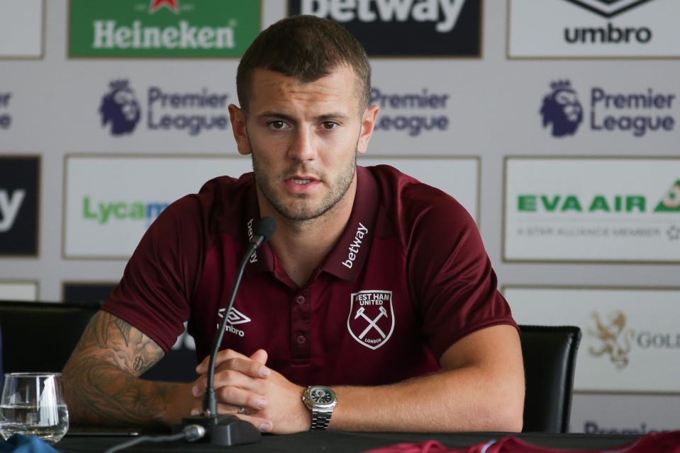  Wilshere will be hoping for plenty of game time at West Ham