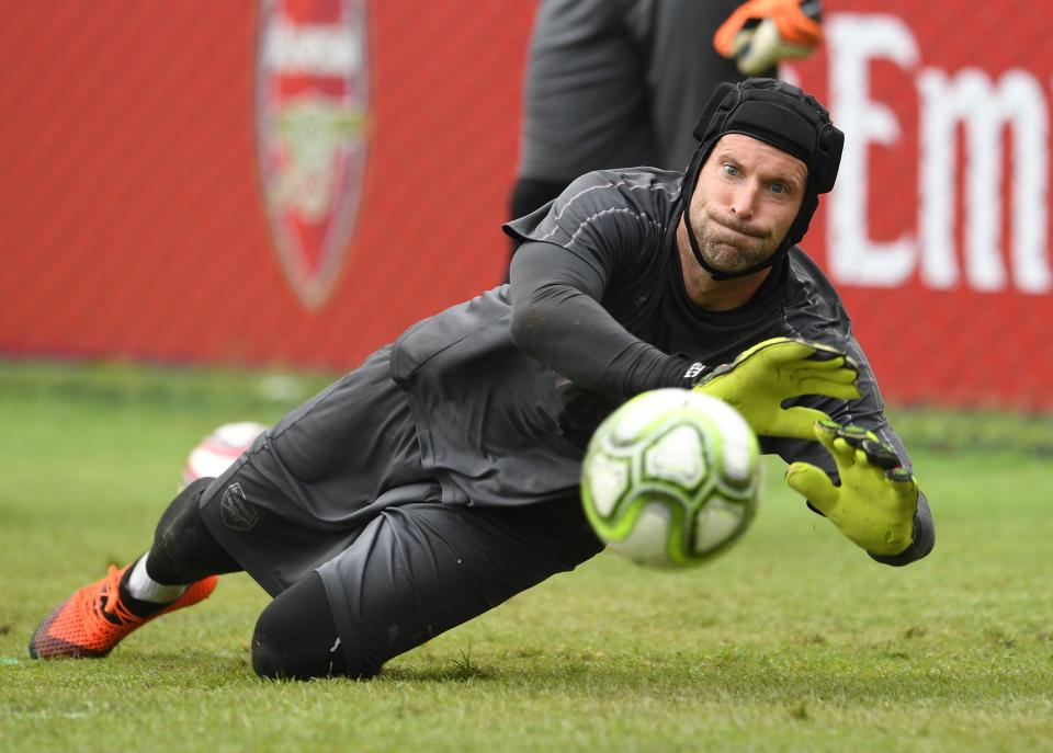  Petr Cech is in Singapore aiming to impress new boss Unai Emery