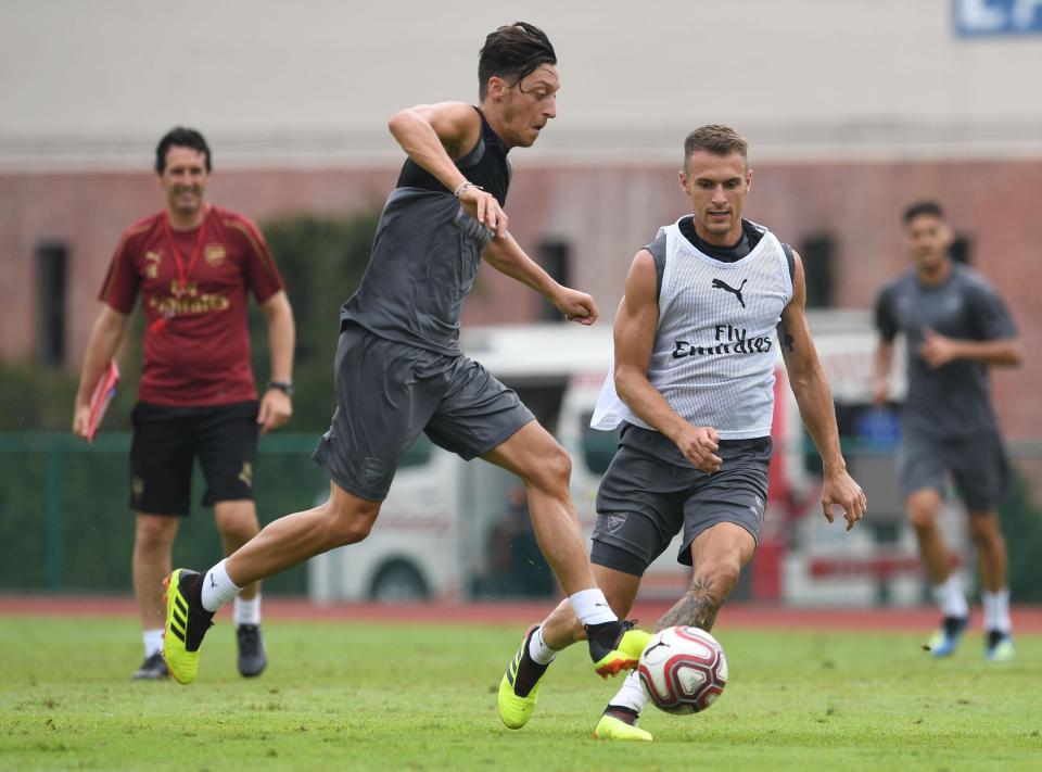 Ramsey has been training well in Singapore with the Gunners, but is now entering the final year of his contract